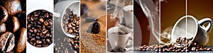 Collage of coffee