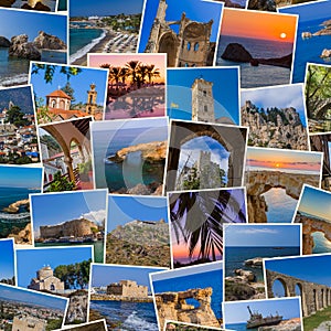 Collage of Cyprus images my photos