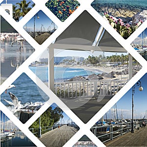 Collage of Cyprus images - travel background (my photos)