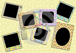 Collage from empty photo frameworks 2.