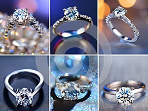 Collage of engagement rings, The best engagement rings