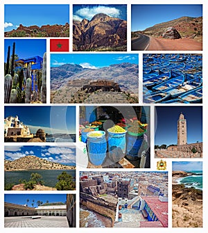 Collage of Morocco photo