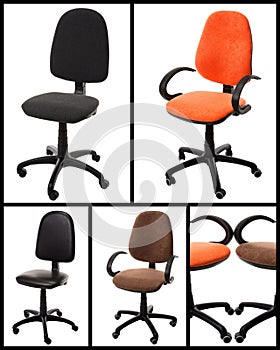 Collage of Office chairs