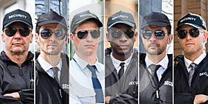 Collage Of Security Guards