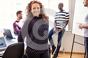 Collage of a smiling group of ethnically diverse entrepreneurs