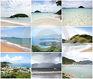 Collage of View Point - Kata, Karon, Patong in Thailand