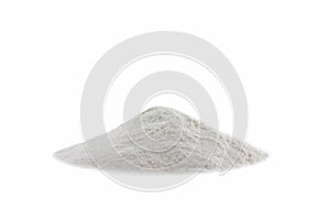 Collagen powder isolated on white background. with clipping path