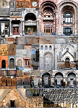 Collages architecture Armenia photo