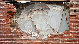 collapse fire wall damage