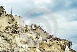 Collapsed Building Wall photo