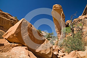 Collapsed Wall Arch in Arches National Park