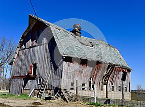 Collapsing Barn