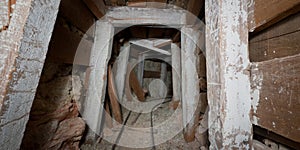 Collapsing Mine Tunnel