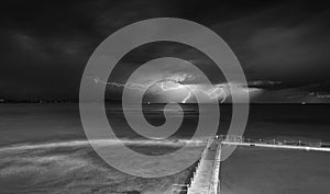 Collaroy storms and lightning