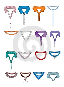 Collars for clothes