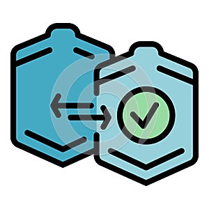 Collateral marketing icon vector flat