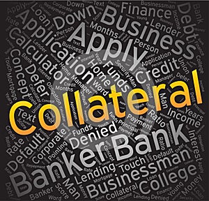 Collateral, Word cloud art background