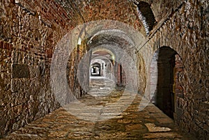 Colle di Val d`Elsa, Siena, Tuscany, Italy: the medieval alley V