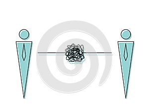 Thinking solution is wrong. life problem. complicated couple