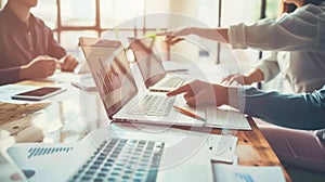 The office team meeting.AI generated image