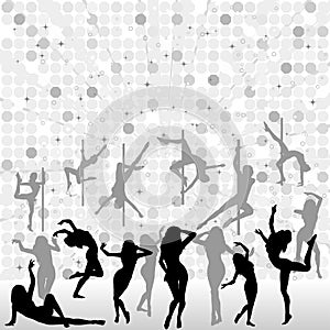 Collect dancing silhouettes