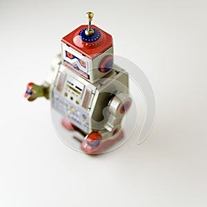 Collectable clockwork toy robot photo
