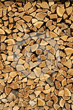 Collected wood