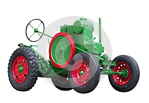 Collectible antique toy tractor