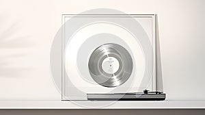 collectible silver record photo