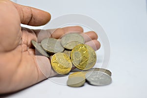 Collecting coins, wealth rewarded photo