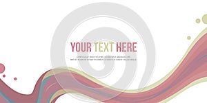 Collection Abstract website header wave style