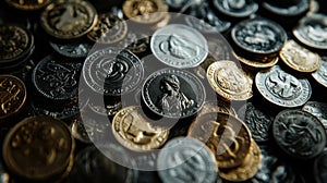 A Collection Of Ancient Gold And Silver Coins
