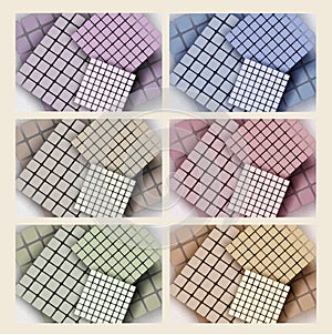 Collection backgrounds for catalogs and brochures