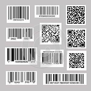 Barcodes collection. Vector