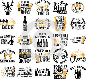 Collection of Beer phrases, slogans or quotes