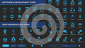 Software Development and User Experience Icons