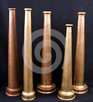 Collection of Brass Hose Nozzles