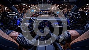 Futuristic Automotive Dashboard Technology