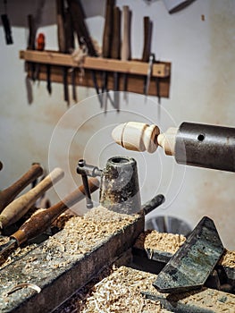 Collection of various carpentry tools