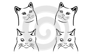 Collection of Cat Stickers