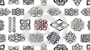 Collection of Celtic Knotwork Designs and Emblems