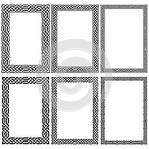 Collection of Celtic Ornament Frames