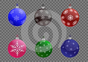 Collection Christmas balls