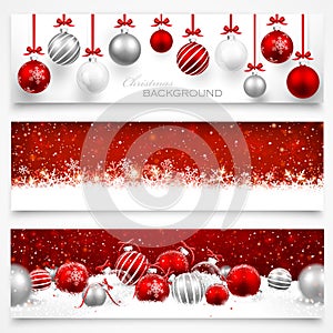 Collection of Christmas banners