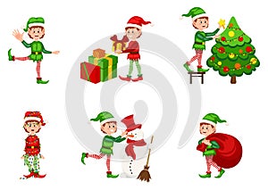 Collection of Christmas elves