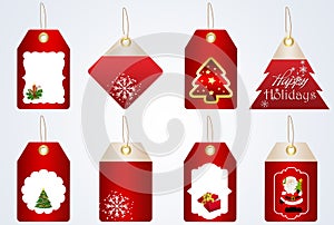 Collection of christmas gift tags