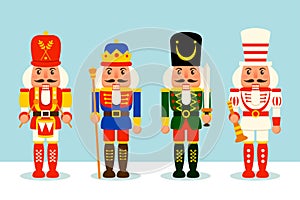Collection of Christmas Nutcracker toy soldier