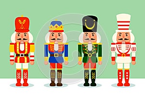 Collection of Christmas Nutcracker toy soldier