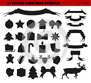 Collection of Christmas symbols