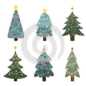 Collection of Christmas trees.